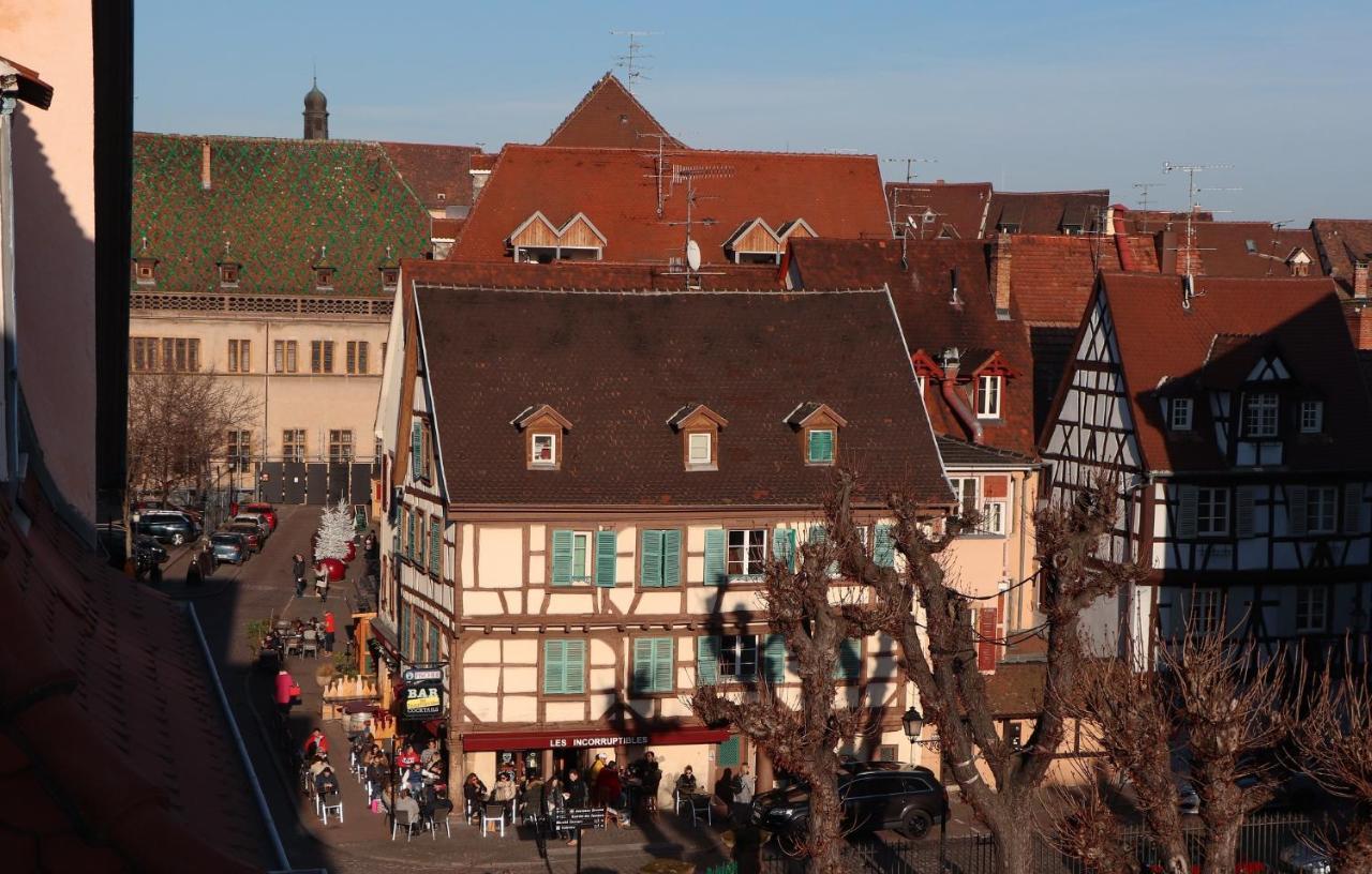Ferienwohnung Sous Les Toits Du Zinc - Climatise Colmar Exterior foto