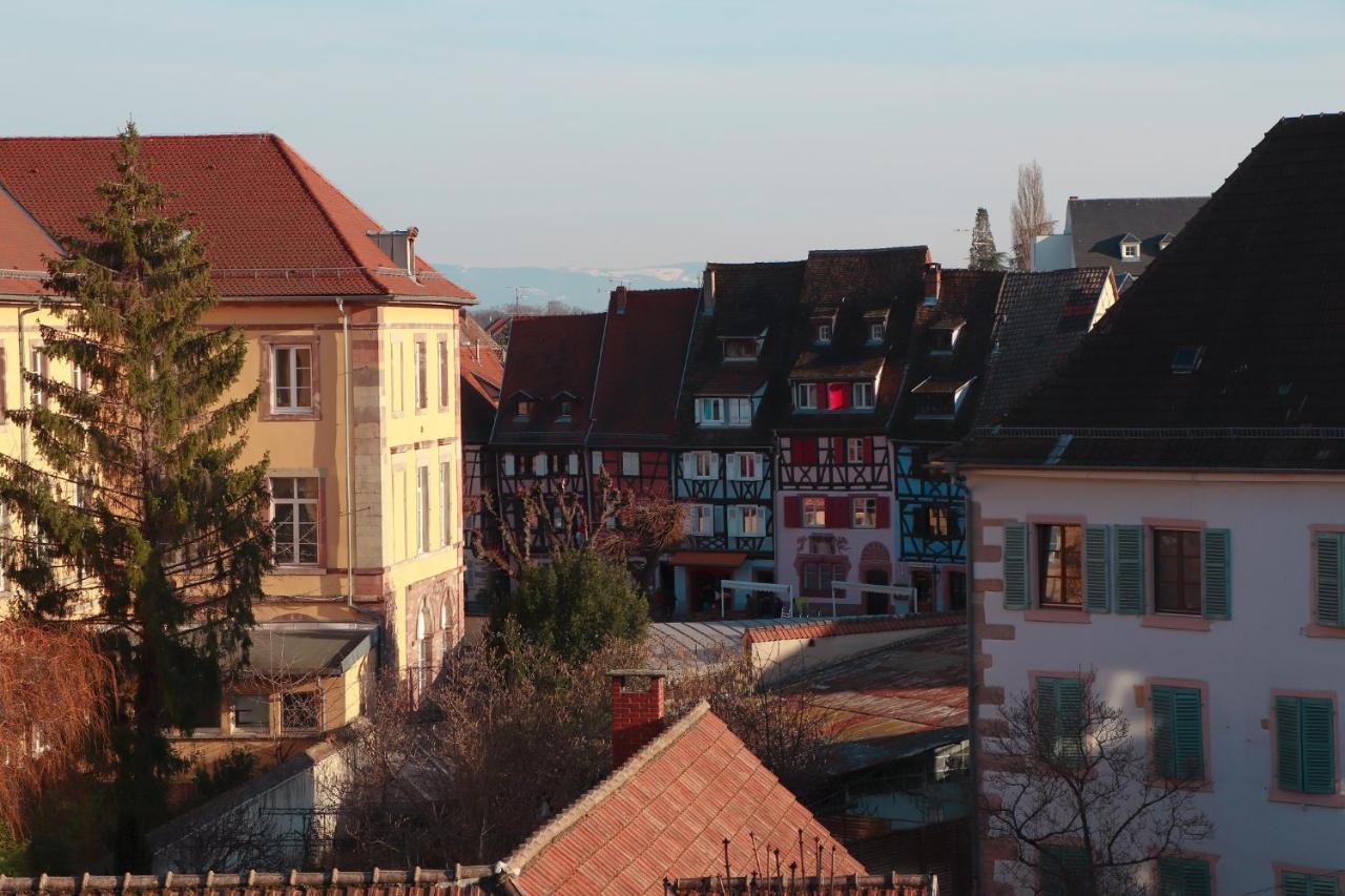 Ferienwohnung Sous Les Toits Du Zinc - Climatise Colmar Exterior foto