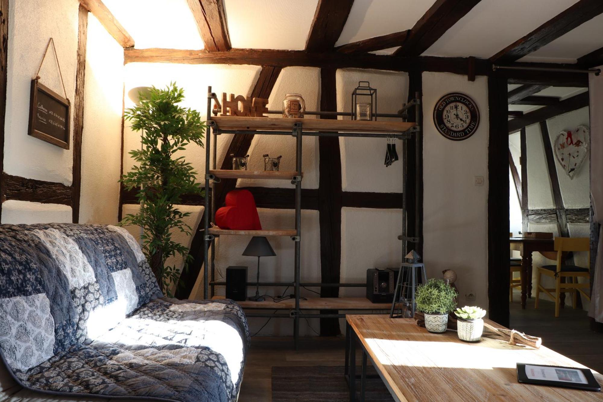 Ferienwohnung Sous Les Toits Du Zinc - Climatise Colmar Exterior foto